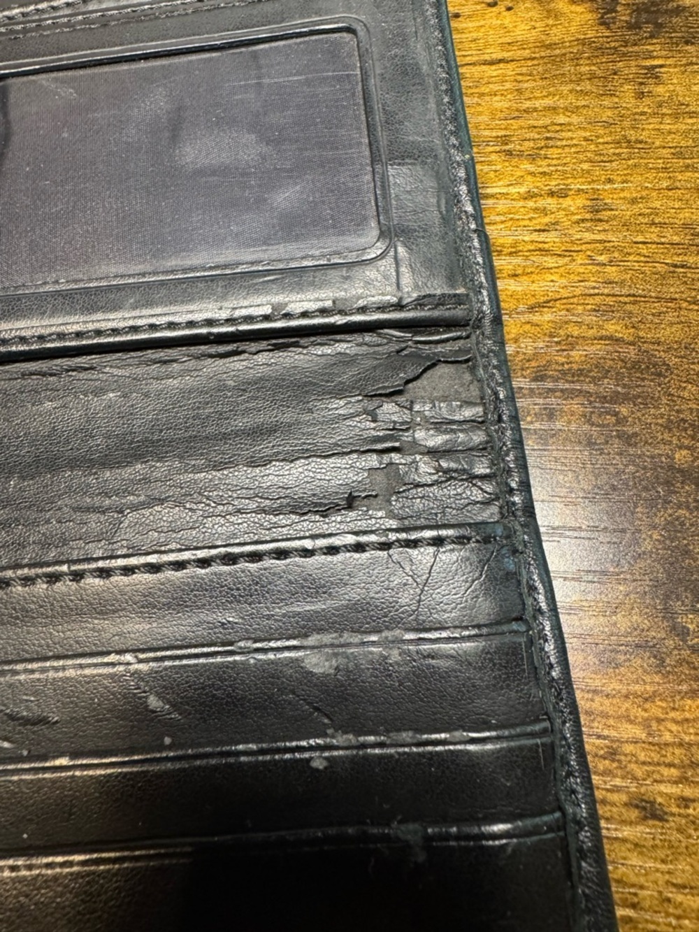 Coach Signature Wallet & Checkbook Holder Set Black/Gray Canvas Leather Trim - Picture 9 of 12